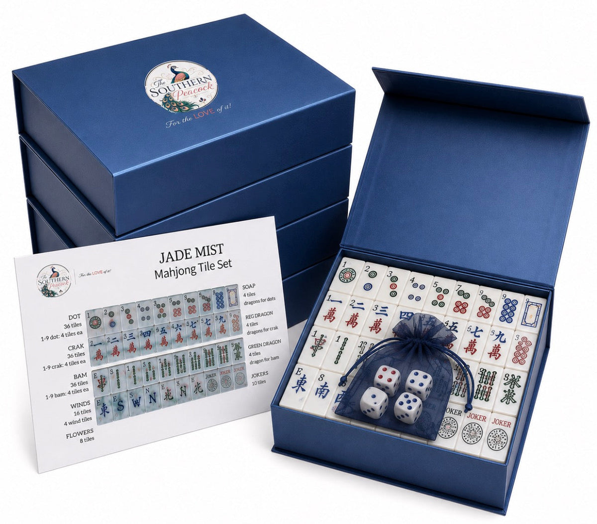 Country Garden Mahjong Tile Set