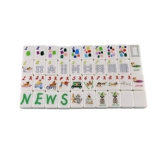 Doggie Dog Mahjong Tiles