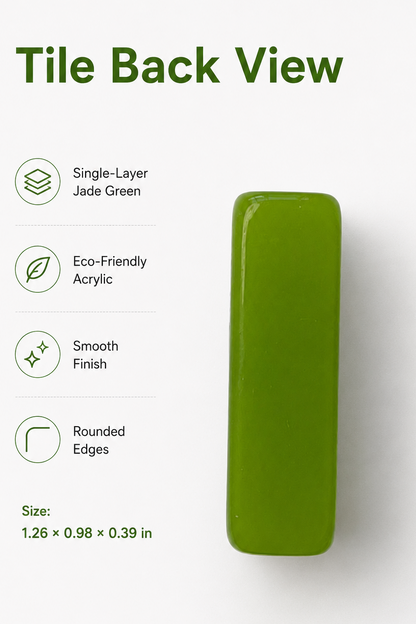 Spa Day American Mahjong Tile Set | Avocado Green