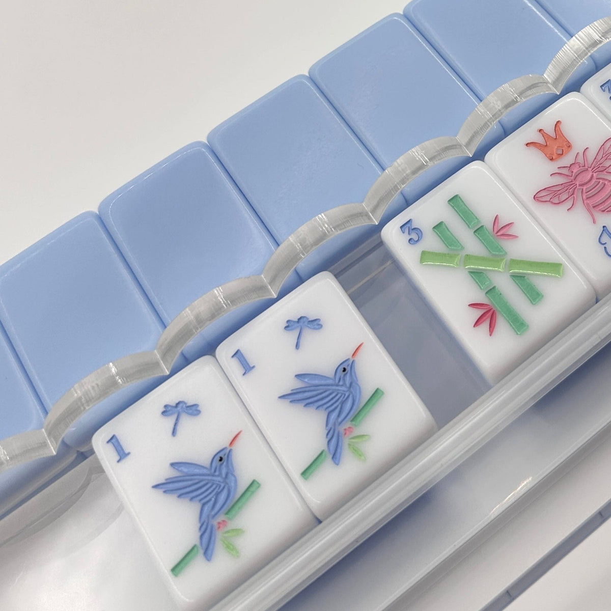 Scallop Acrylic Mahjong Racks
