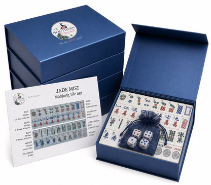 Classic Pearl Mahjong Tile Set