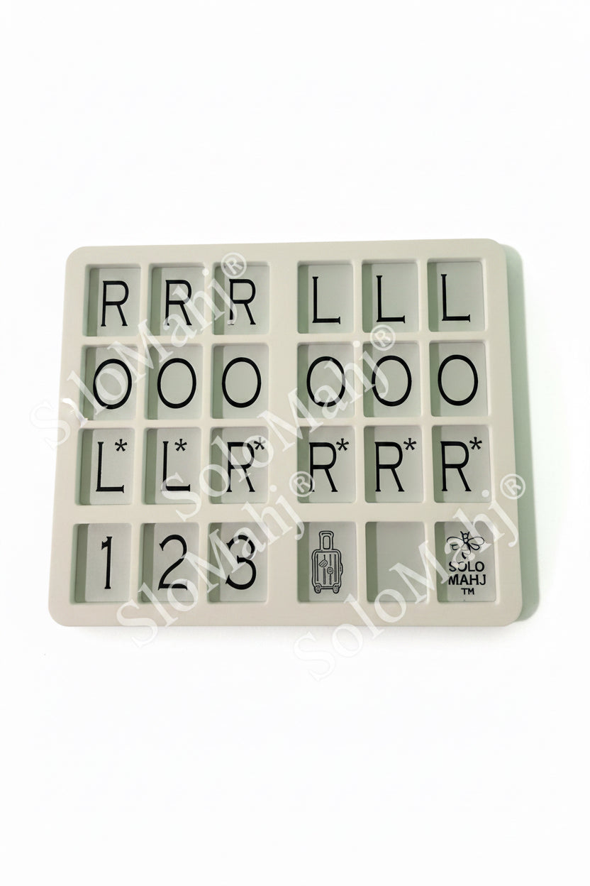 SoloMahj JetSetter Board – Ultra-Portable Solitaire Mahjong Board