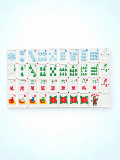 Travel Mahjong Tiles - Christmas