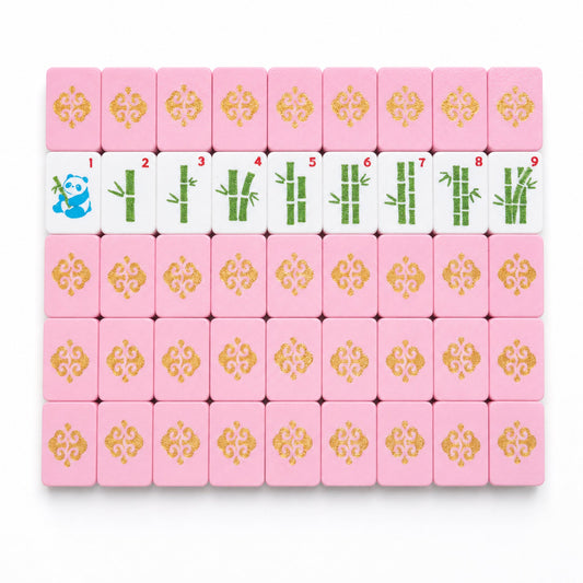 160PCS Floating Mahjong Tile Set Classic Style With 3 Dice